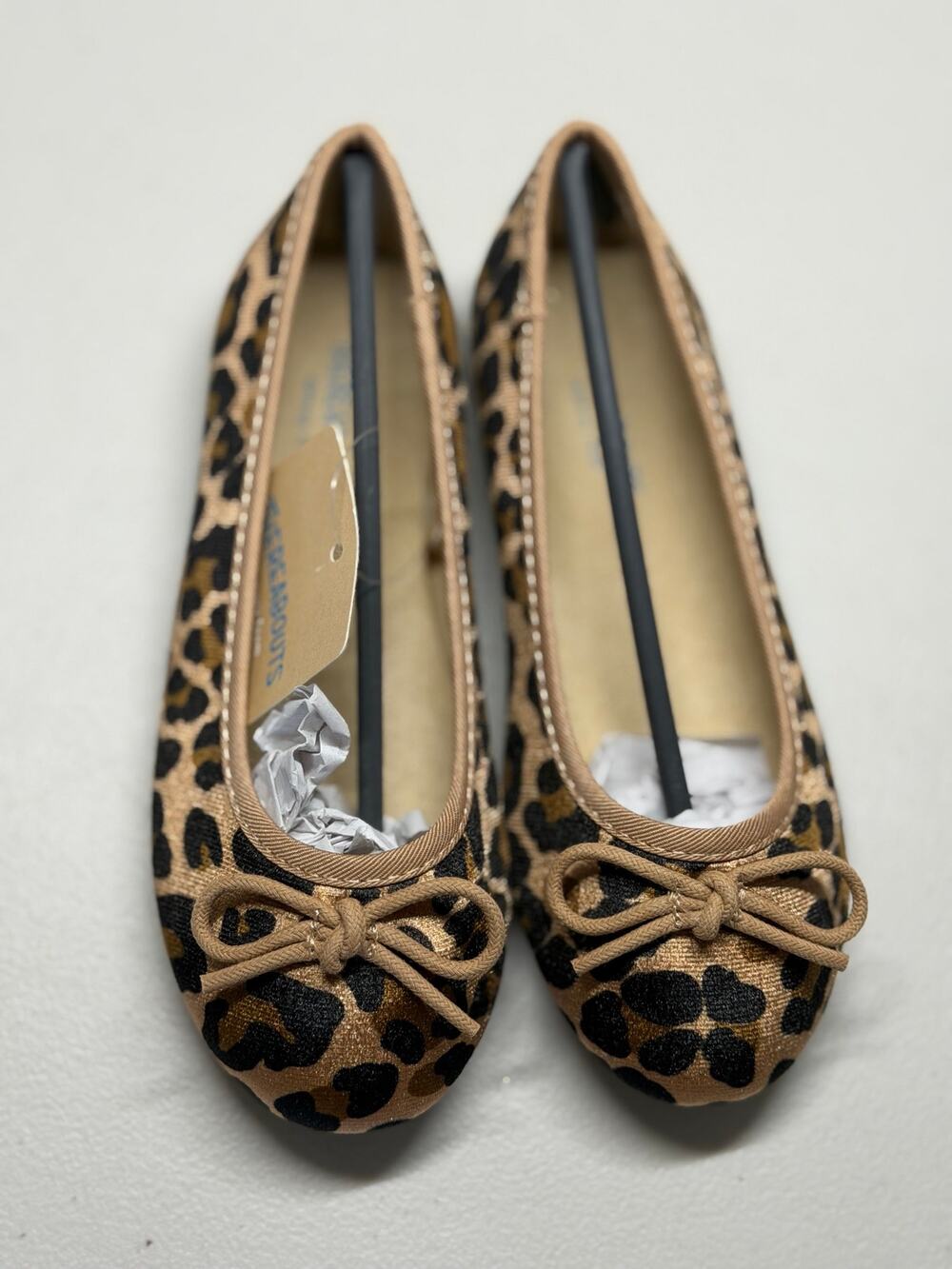 NEW! Thereabouts Lexi Velvet Leopard 1M Girls Shoes